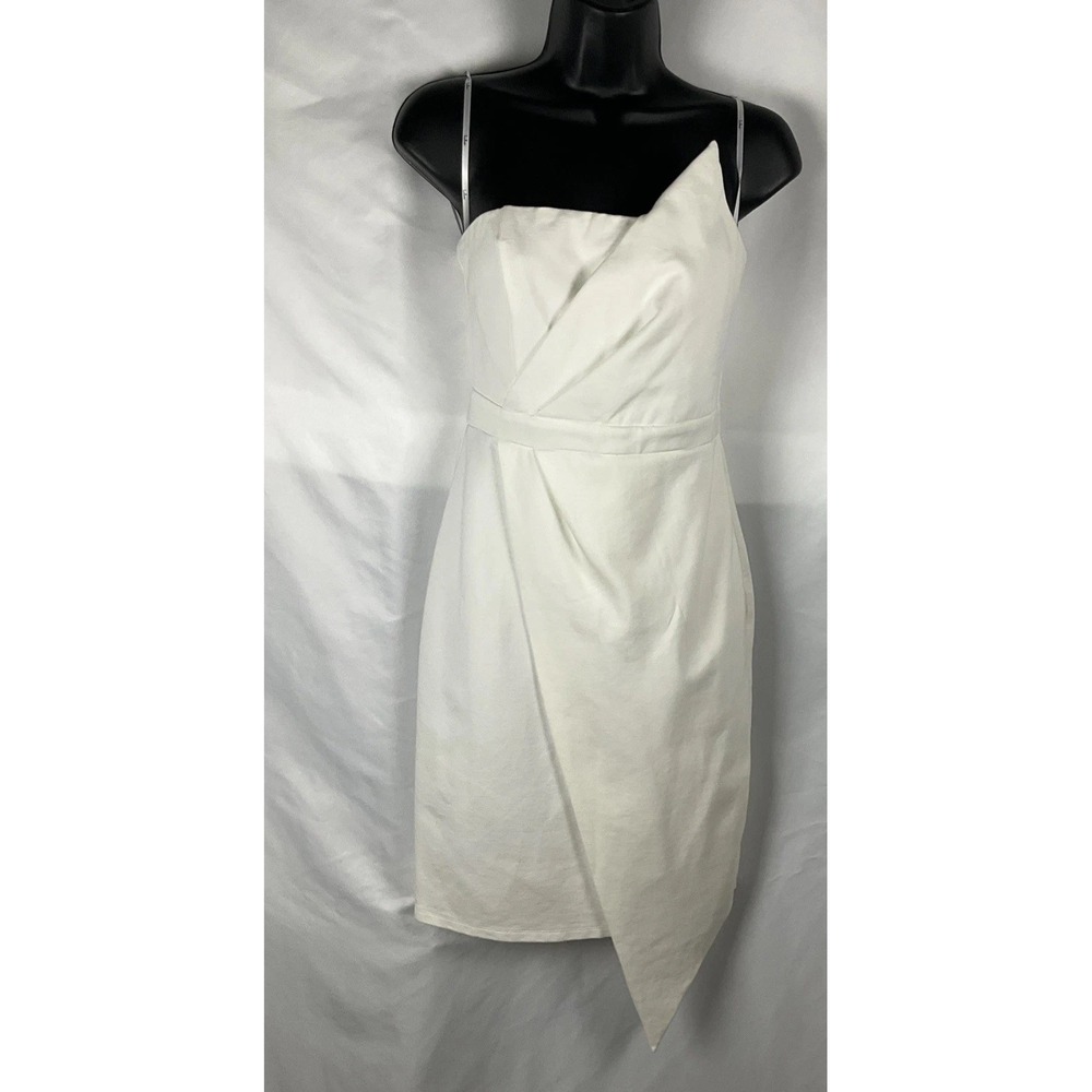 LULUS Size Small  Queen Of The‎ City Ivory Strapless Bodycon Mini Dress